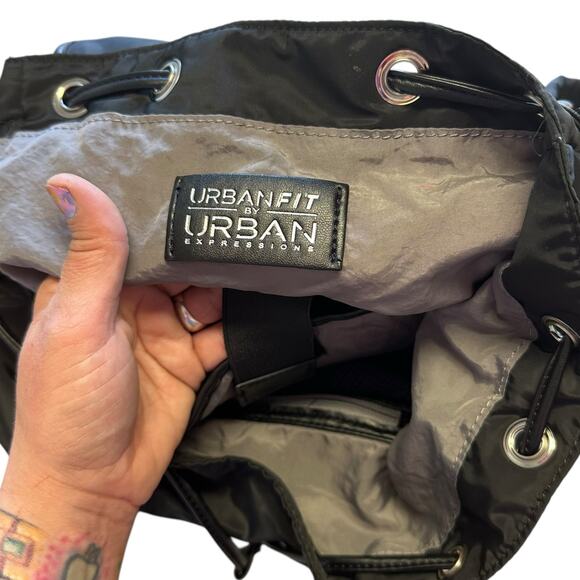 Utility Backpack Purse Black Bag Travel Work Casual Walking Gym Vacation Daily main image 5